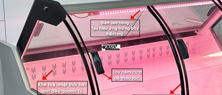 tu mat trung bay thit snow village quat lanh sc-1.6 ql - 1m6 hinh 1