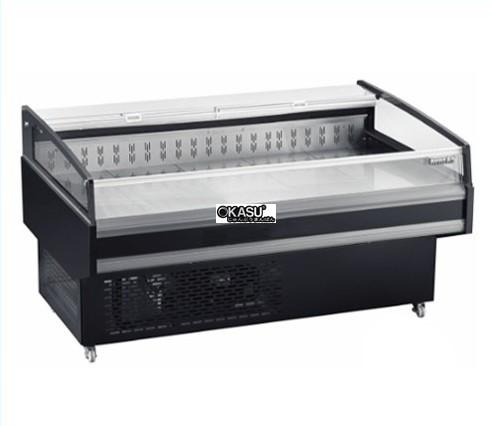 tu mat trung bay thuc pham man keo snow village xf-2.0 2m hinh 0