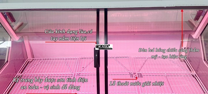 tu mat trung bay thit snow village coil sc-1.6 - 1m6 hinh 2