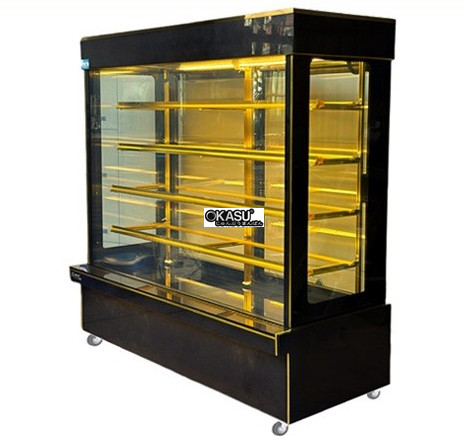 tu banh kem kinh vuong 5 tang dan lanh tren snow village gb-500-4l-z5 1m8 hinh 0