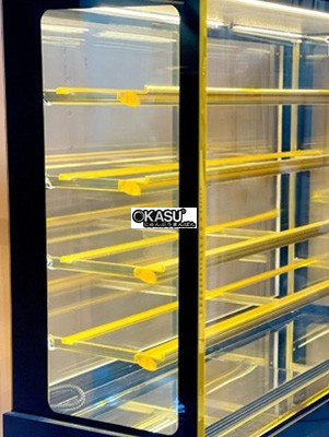 tu banh kem kinh vuong 5 tang dan lanh tren snow village gb-500-4l-z5 1m8 hinh 1