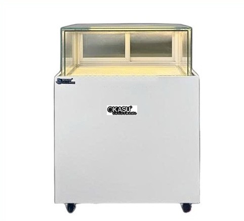 tu banh kem kinh vuong 1 tang snow village gb-250-4l-z1 0.9m  hinh 0