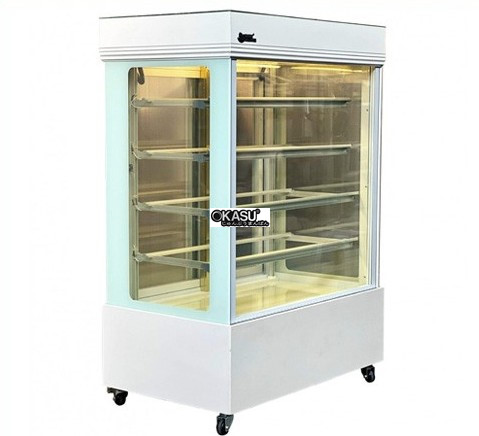 tu banh kem kinh vuong 5 tang dan lanh tren snow village gb-300-4l-z5 1m2 hinh 0