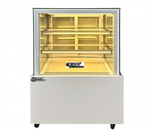 tu banh kem kinh vuong 3 tang snow village gb-250-4l.z 0.9m hinh 0