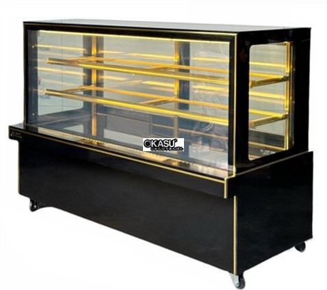 tu banh kem kinh vuong 3 tang snow village gb-500-4l.z 1m8 hinh 0