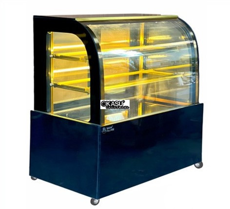 tu banh kem kinh cong 3 tang snow village gb-300-4l 1m2 hinh 0