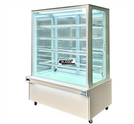 tu banh kem kinh vuong 5 tang snow village gb-350-4l.z5 1m5 hinh 0