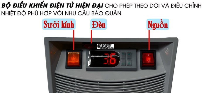 tu banh kem kinh cong 3 tang snow village gb-500-4l 1m8 hinh 2