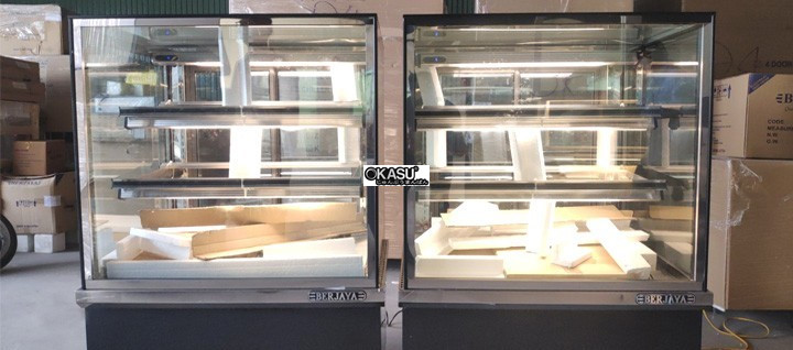 tu banh kem kinh vuong berjaya rcs09sb13-2fb 0.9m hinh 0