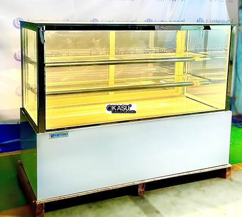 tu banh kem 3 tang kinh vuong lightcool dg-1800z 1m8 hinh 0