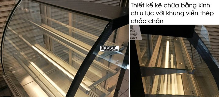 tu banh kem kinh cong 4 tang sanden intercool skk-1207z 1m2 hinh 1