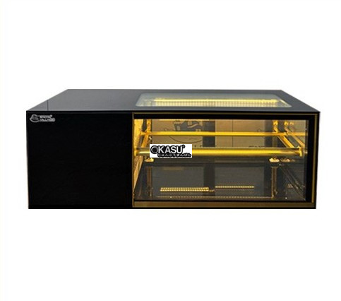 tu mat trung bay sushi kinh vuong snow village ss-1.5v 1m5 hinh 0