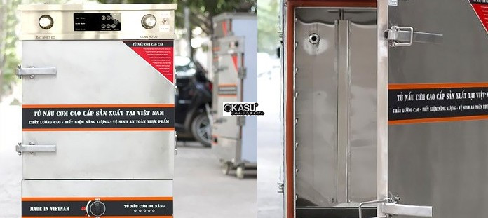 tu nau com 10 khay ket hop gas dien vinaki cam ung 10kdg-cu hinh 0