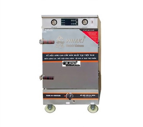 tu nau com 6 khay ket hop gas dien vinaki cam ung 6kdg-cu hinh 0