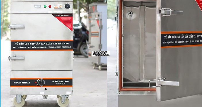 tu nau com vinaki 6 khay dung dien gas ket hop 6kdg hinh 0