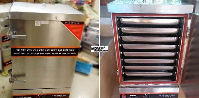 tu nau com 8 khay dung gas vinaki 8kg hinh 1