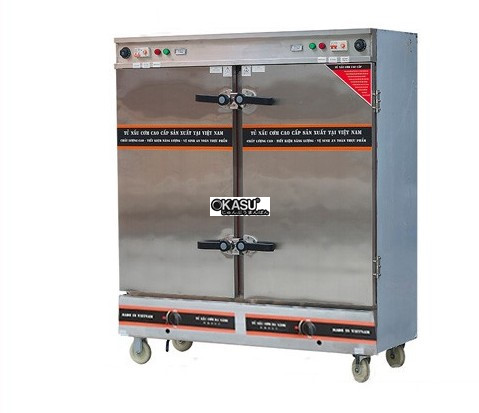 tu nau com vinaki 24 khay dung dien gas ket hop 24kdg hinh 0