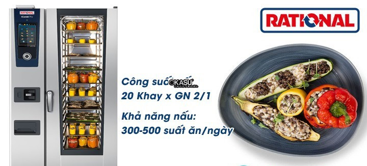 lo nuong hap da nang rational icp 20-1/1 hinh 2