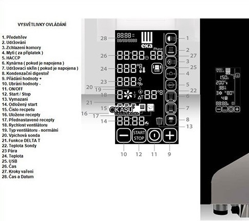 lo nuong hap da nang dien tu 10 khay eka - mkf 1021 bm  hinh 1