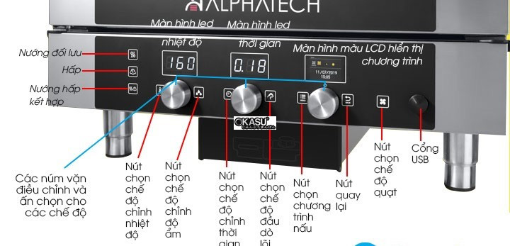 lo nuong hap da nang alphatech icet071e 7 khay dung dien hinh 3