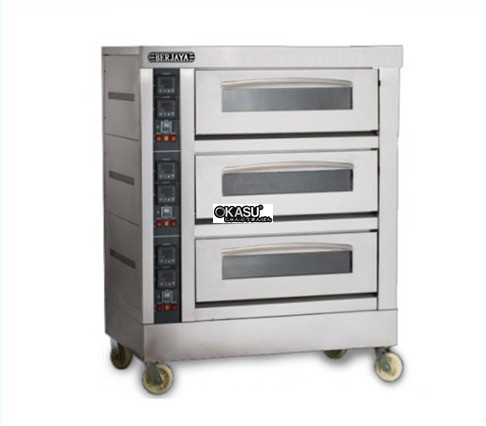 lo nuong dien tu 3 tang 6 khay berjaya bjy-e20kw-3prm hinh 0