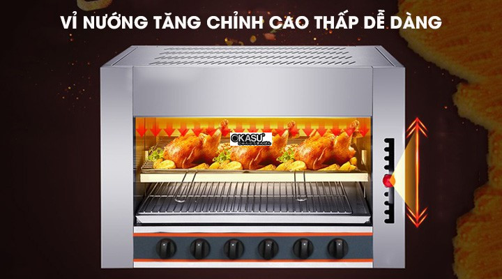 lo nuong salamander 6 hong dung gas sala6g hinh 1