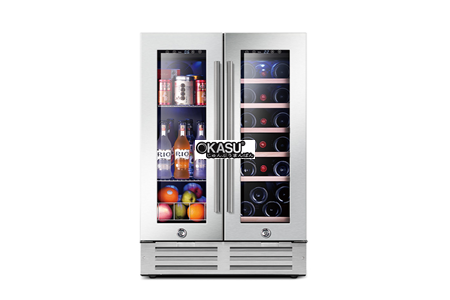 tu mat 2 canh kinh kolner knj-110wd hinh 0