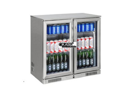 tu mat mini bar 2 canh kinh kolner kn-208fs hinh 0