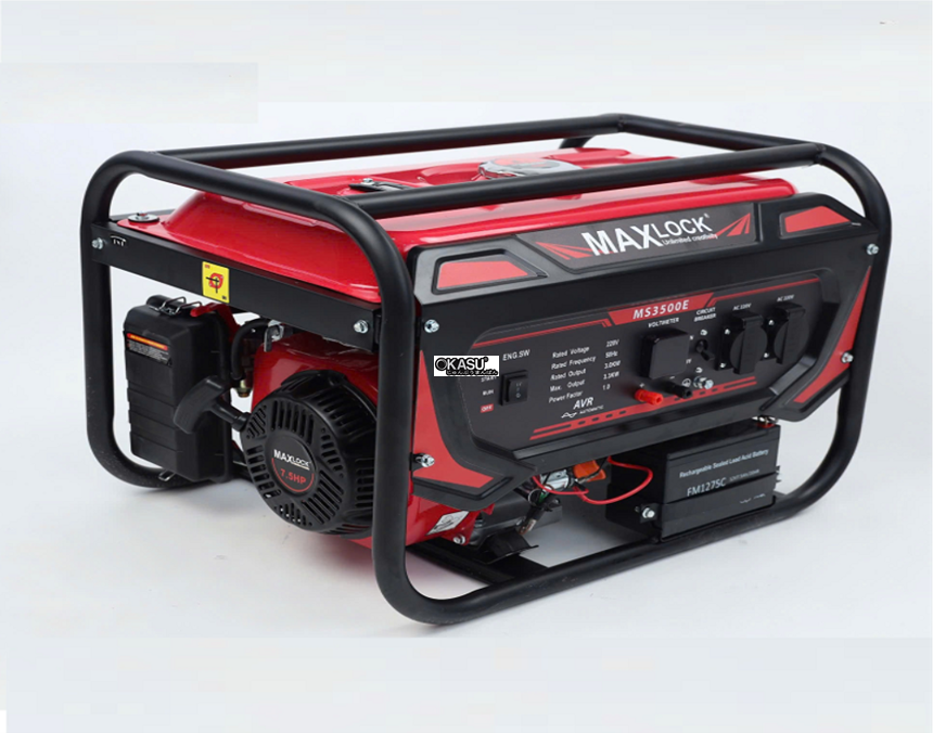 may phat dien xang 3kw maxlock ms3500e (co de) hinh 0