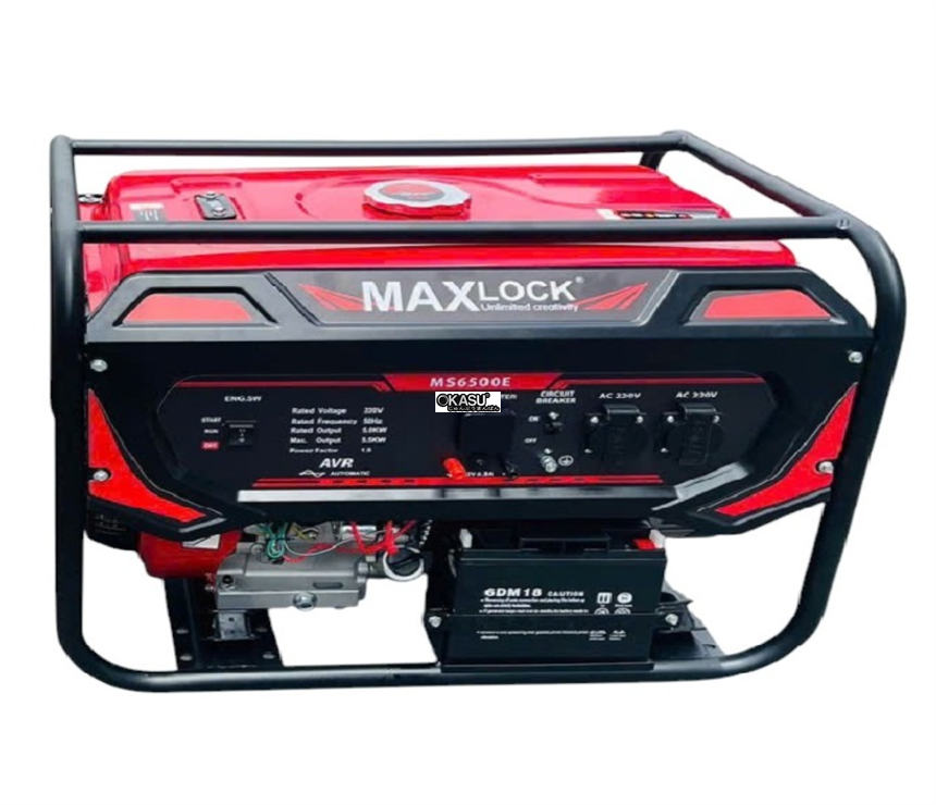 may phat dien xang 5kw maxlock ms6500e (co de) hinh 0