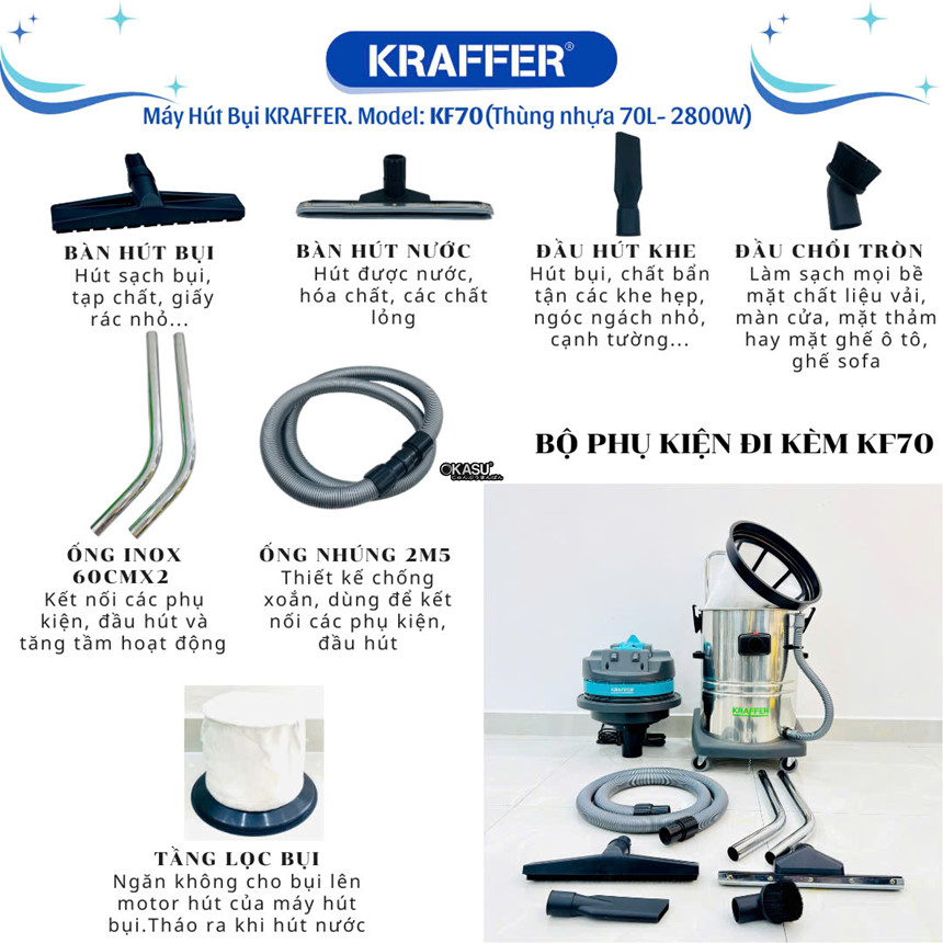 may hut bui cong nghiep kraffer kf70 hinh 1