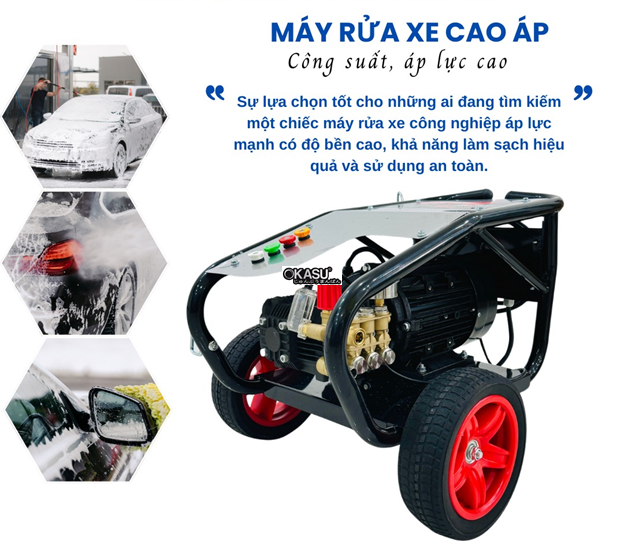 may rua xe ap luc cao sumika s180, cong suat 4000w hinh 1