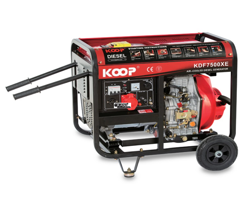  may phat dien chay dau 5kw koop kdf7500xe hinh 0