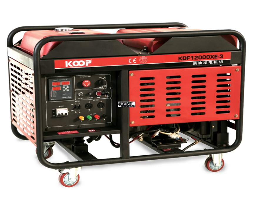 may phat dien chay dau 10kw koop kdf12000xe-3 hinh 0