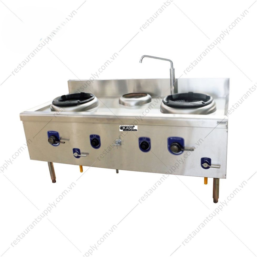 bep xao eco 2 hong dung gas co quat thoi + 1 noi nuoc egwr21b hinh 0