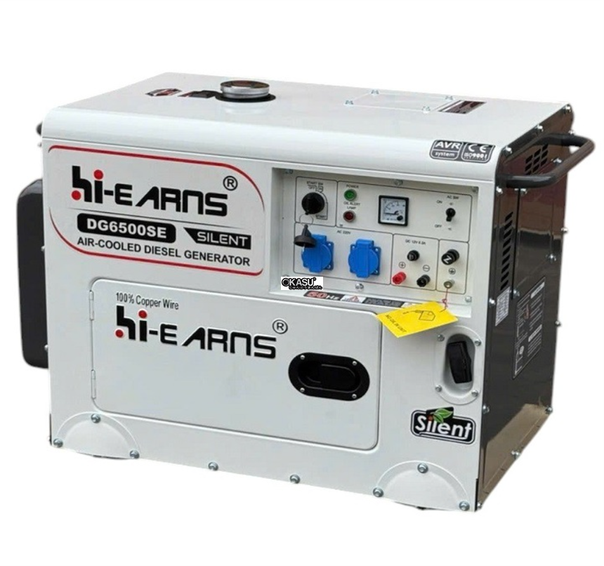 may phat dien 5kw chay dau hi-earns dg6500se hinh 0