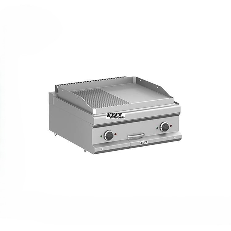 bep chien be mat dung dien 1/2 mat phang tron, 1/2 mat phang soc , duoc ma crom, dat ban mfte77tlr hinh 0