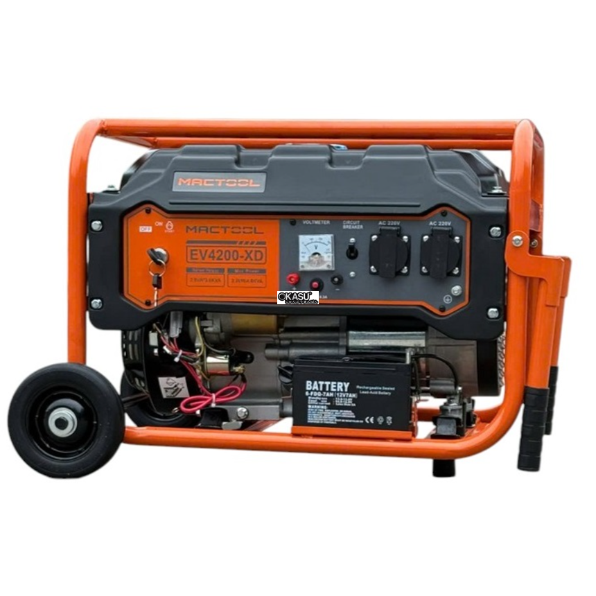 may phat dien xang 3kw mactool ev4200-xd hinh 0