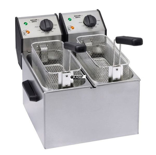 bep chien nhung dien 2 ngan dat ban roller grill fd 50d hinh 0