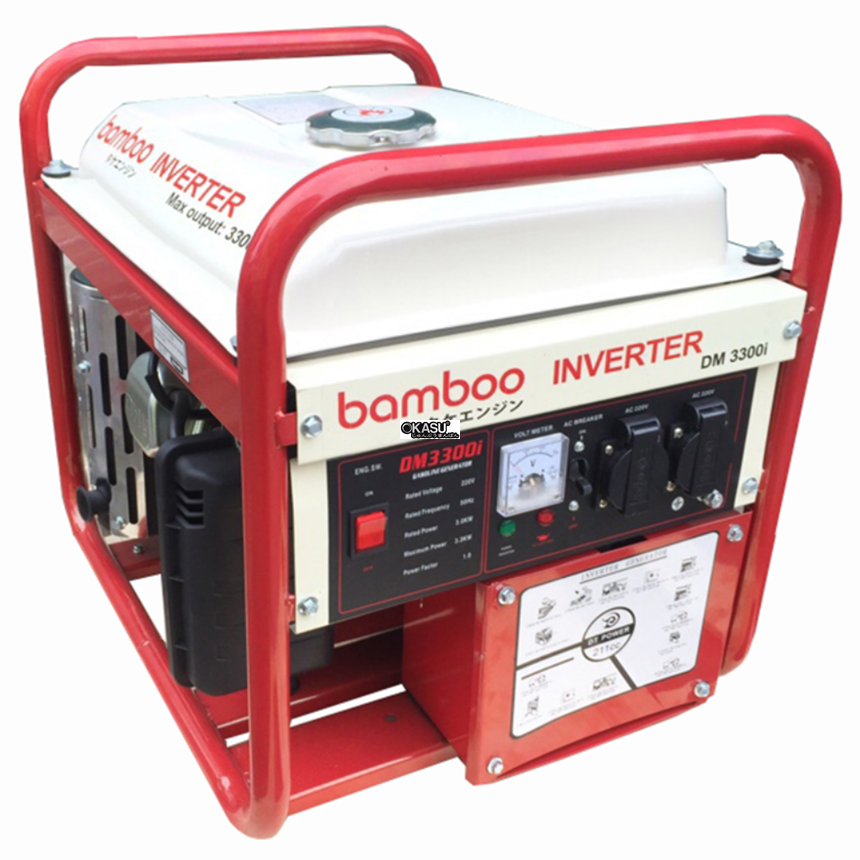 may phat dien chay xang 3kw bamboo dm3300i inventer hinh 0