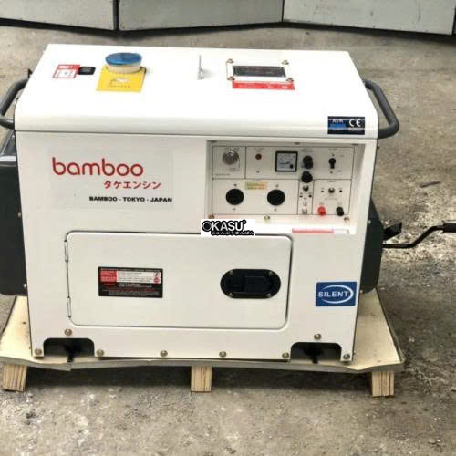 may phat dien chay dau 6kw bamboo bmb8kva de cot hinh 0