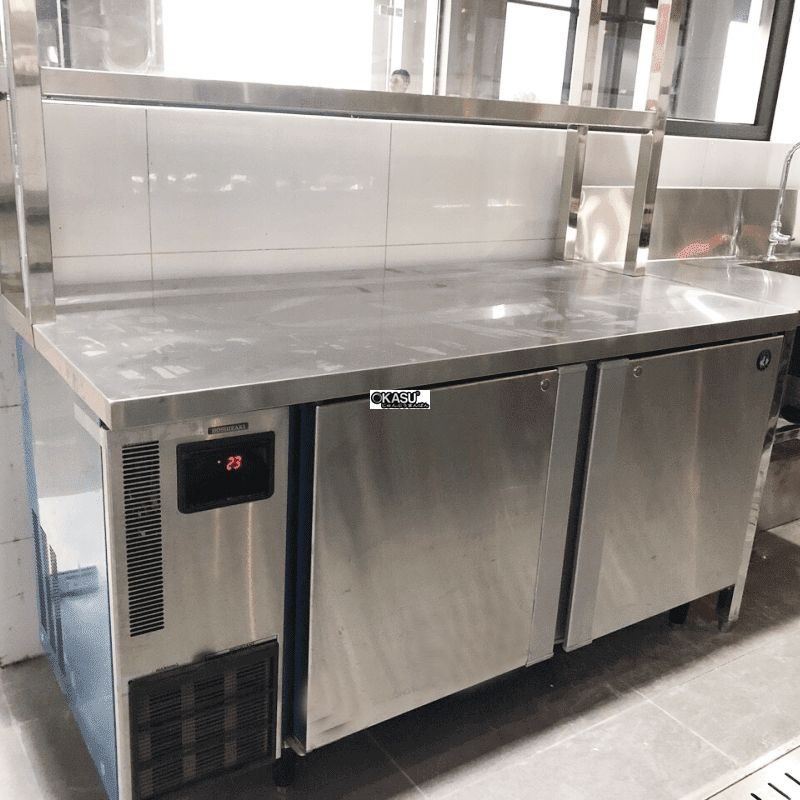 ban mat 2 cua khong vach ngan pillarless hoshizaki rt-158ma-s-ml hinh 1