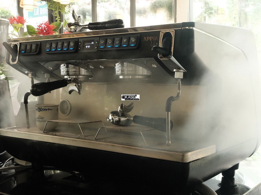 may pha ca phe nuova simonelli model appia life 2 groups volumetric-xt hinh 0