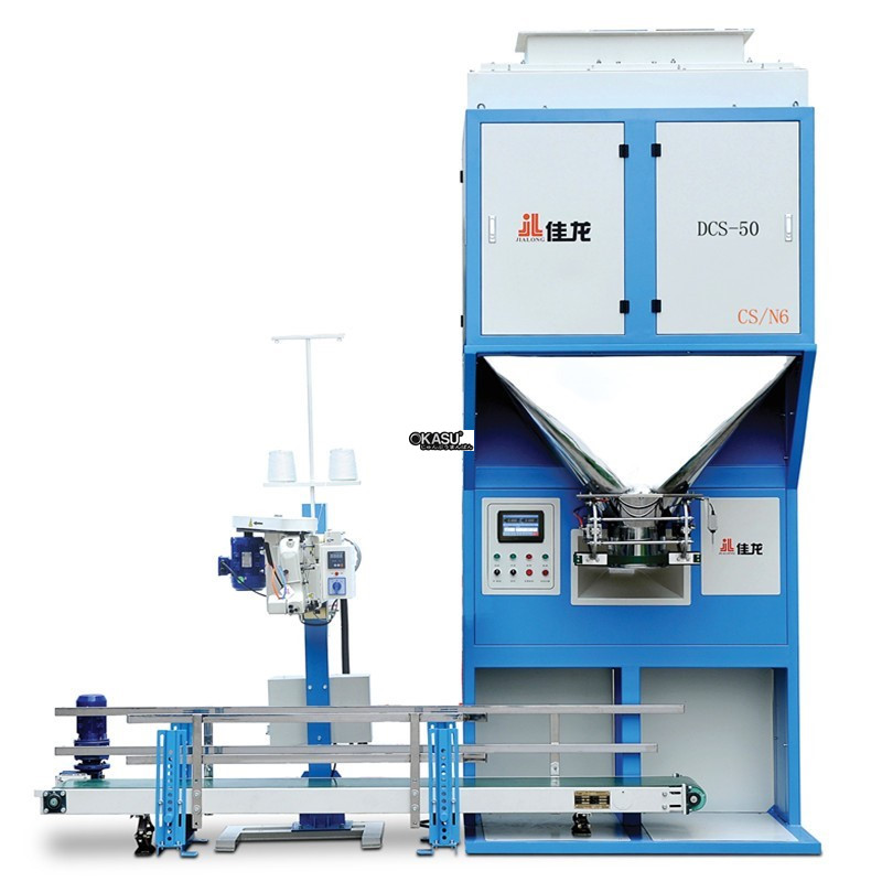 may dong goi thuc an chan nuoi dang hat 50kg - dcs-50-cs / n6 hinh 0