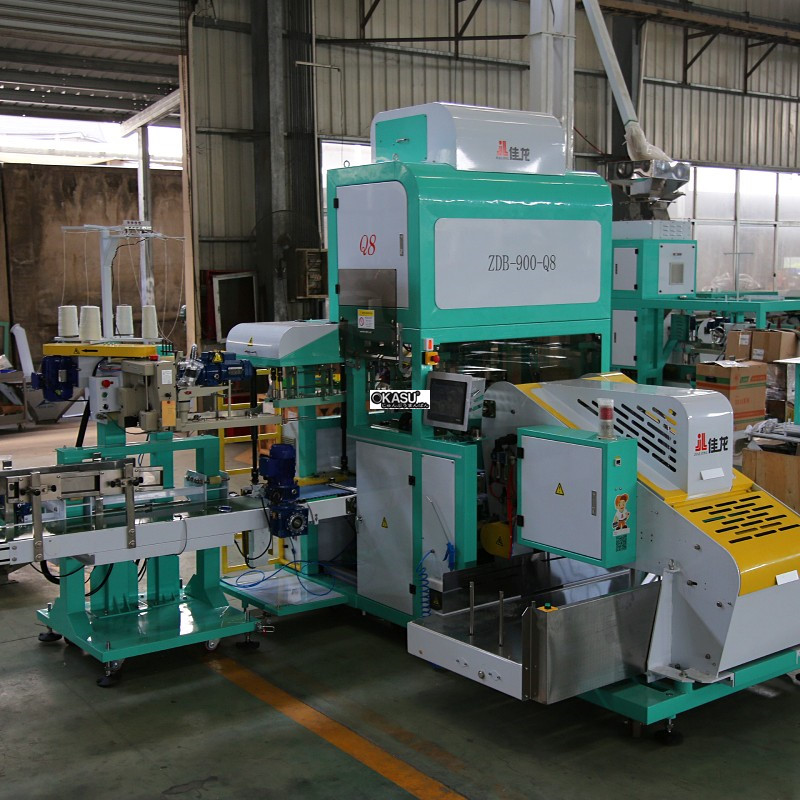 day chuyen dong goi gao tui det pp 5-25kg - zdb-900-q8 hinh 0