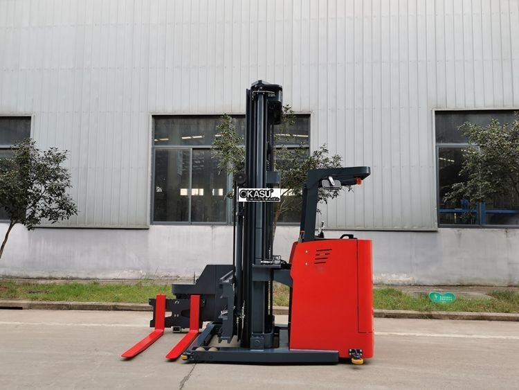 xe nang dien 3 chieu, cot nang 3 tang kusami  hinh 0