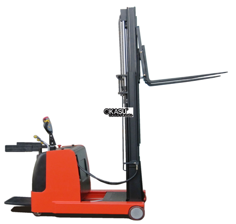 xe nang dien 1 tan - 2 tan, nang 2.5m - 5m kusami hinh 0