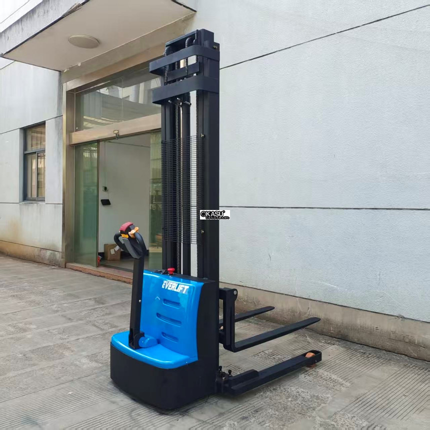 xe nang dien pallet 1.5 tan - 2 tan co triple mast kusami ksm-20e hinh 0