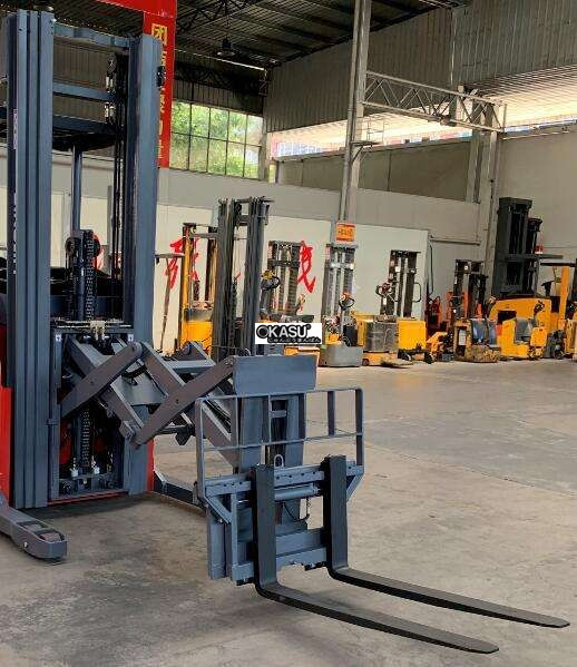 xe nang dien 2 tan, nang cao 6m kusami ksm-2t  hinh 1