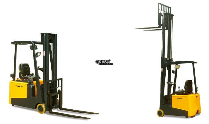 xe nang dien mini 3 banh can bang trong luong 500kg kusami ksm-15em hinh 1